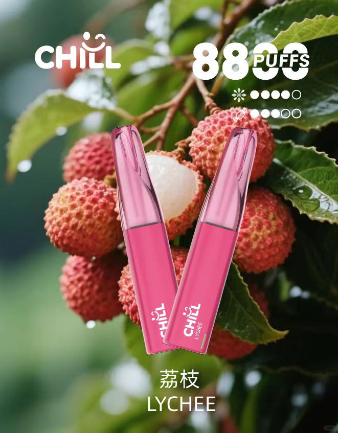【續航怪獸-全新上市】CHILL 拋棄式 8888口電子煙
